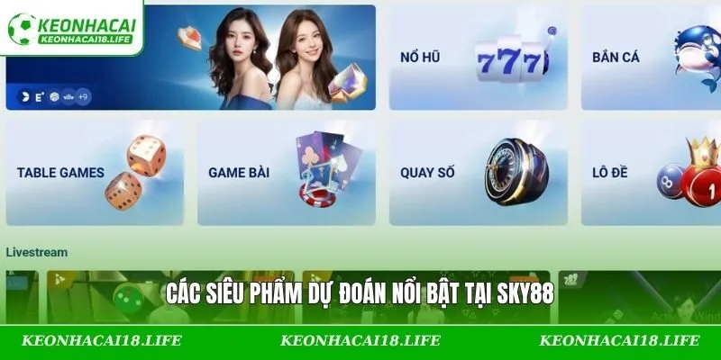 Các siêu phẩm đáng kể trong sảnh 
